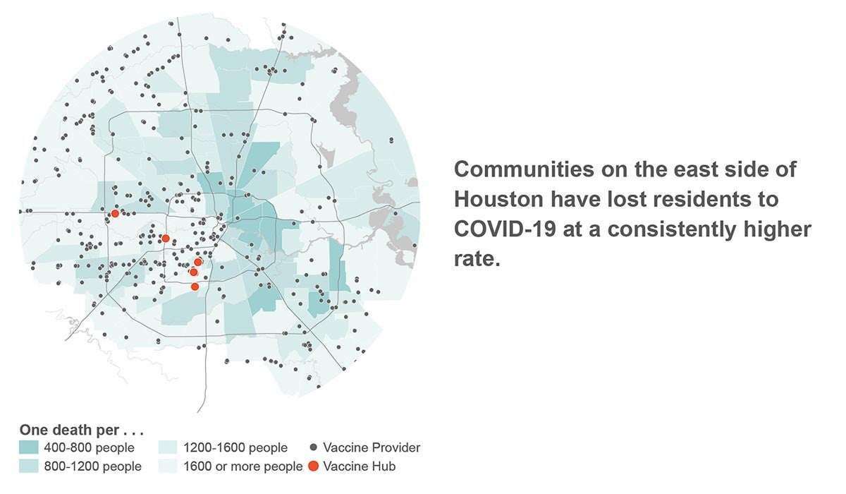 Mapping Inequity In Houston’s COVID-19 Vaccination Rollout | Kinder ...